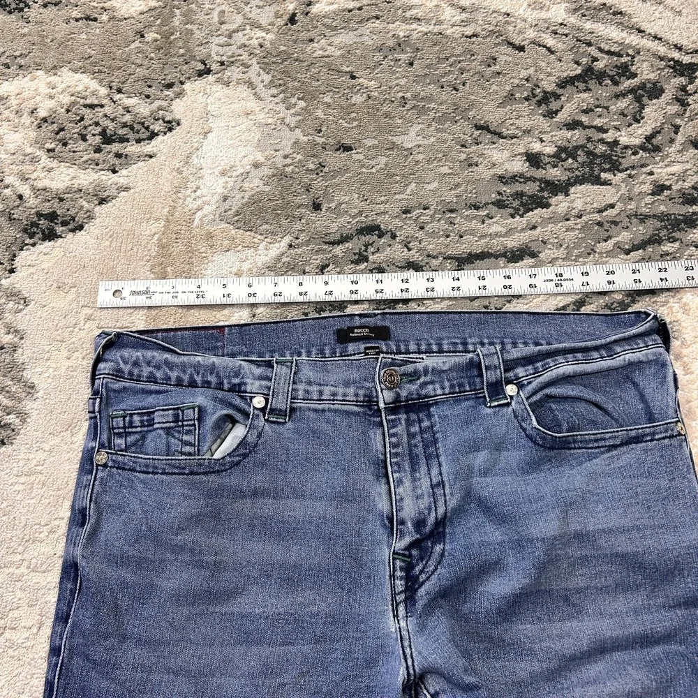 True Religion Rocco‎ Relaxed Skinny Jeans Mens 40 Blue Y2K Mid Rise Weekends